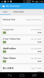 اسکرین شات 4 برنامه iFont(Expert of Fonts)