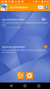 اسکرین شات برنامه My Eyes Protection 1