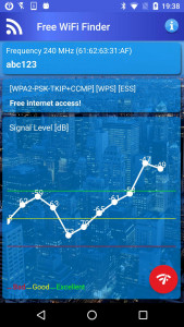 اسکرین شات 3 برنامه Free WiFi Internet Finder
