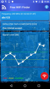 اسکرین شات برنامه Free WiFi Internet Finder 3