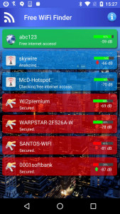 اسکرین شات 2 برنامه Free WiFi Internet Finder