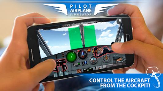 اسکرین شات بازی Pilot Airplane simulator 3D 3