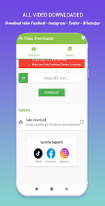 اسکرین شات برنامه 4K Video Downloader 1