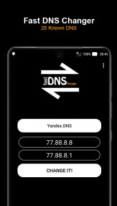 اسکرین شات برنامه Fast DNS Changer 2
