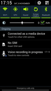 اسکرین شات برنامه Bluetooth Voice Recorder 5