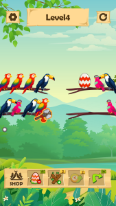 اسکرین شات 1 بازی Bird Color:Sort Puzzle Game