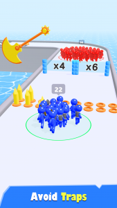 اسکرین شات 1 بازی Crowd Rush 3D