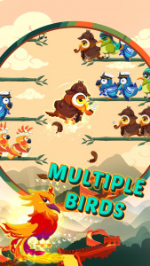 اسکرین شات 1 بازی Cute Bird Game:Sorting Puzzle
