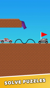 اسکرین شات 4 بازی Draw Line Bridge-Puzzle Game