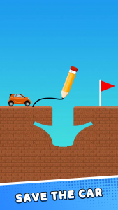 اسکرین شات 1 بازی Draw Line Bridge-Puzzle Game