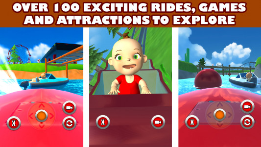 اسکرین شات برنامه Baby Babsy Amusement Park 3D 8