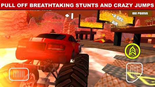 اسکرین شات بازی Monster Truck Racing Hero 3D 1