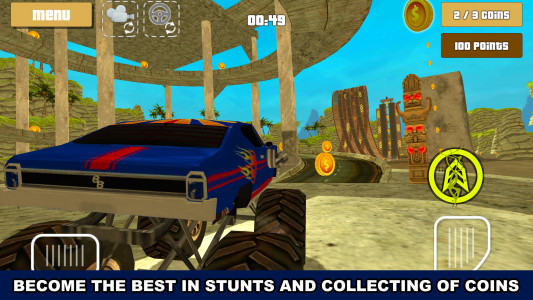 اسکرین شات بازی Monster Truck Racing Hero 3D 5