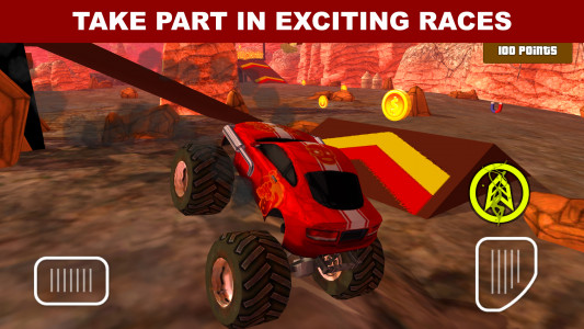 اسکرین شات بازی Monster Truck Racing Hero 3D 6