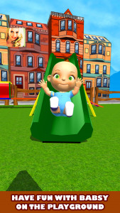 اسکرین شات برنامه My Baby Babsy - Playground Fun 1