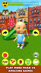اسکرین شات برنامه My Baby Babsy - Playground Fun 8