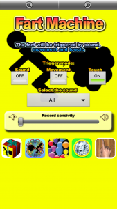اسکرین شات برنامه Fart Sound Board: Funny Fart Sounds Prank App 1