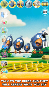 اسکرین شات 1 برنامه Talking Birds On A Wire