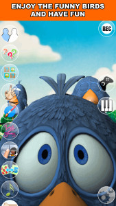 اسکرین شات 3 برنامه Talking Birds On A Wire