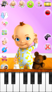 اسکرین شات 3 بازی Talking Baby Games with Babsy