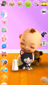 اسکرین شات 5 بازی Talking Baby Games with Babsy