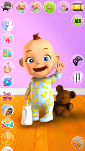 اسکرین شات بازی Talking Baby Games with Babsy 1