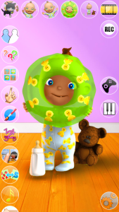 اسکرین شات 4 بازی Talking Baby Games with Babsy