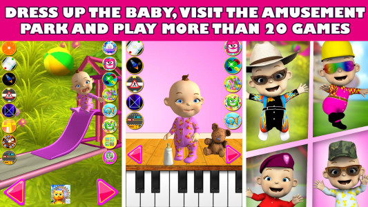 بازی اندروید Talking Baby Games for Kids - پارس هاب