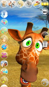 اسکرین شات برنامه Talking George The Giraffe 1