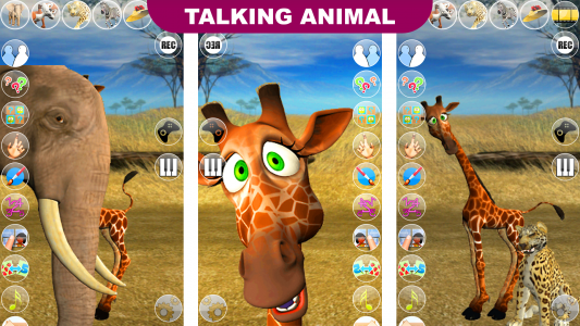 اسکرین شات برنامه Talking George The Giraffe 8