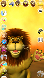 اسکرین شات برنامه Talking Luis Lion 4