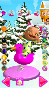 اسکرین شات بازی Talking Babsy Baby Xmas Games 8