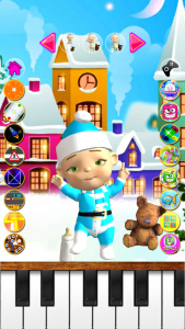 اسکرین شات بازی Talking Babsy Baby Xmas Games 2