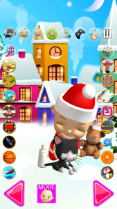 اسکرین شات 6 بازی Talking Babsy Baby Xmas Games
