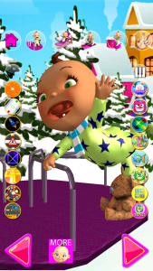 اسکرین شات بازی Talking Babsy Baby Xmas Games 3