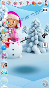 اسکرین شات بازی Talking Baby Babsy Winter Fun 4