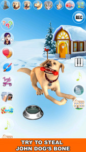 اسکرین شات بازی Talking John Dog Frozen City 3