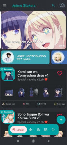 اسکرین شات برنامه Anime Sticker For WASticker 1