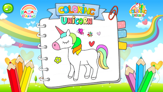 اسکرین شات بازی kawaii unicorn coloring book 8
