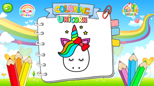 اسکرین شات بازی kawaii unicorn coloring book 6