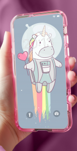 اسکرین شات برنامه Kawaii Unicorn Wallpaper 3