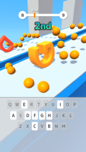 اسکرین شات بازی Type Spin: alphabet run game 3