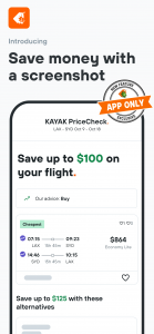 اسکرین شات 2 برنامه KAYAK: Flights, Hotels & Cars