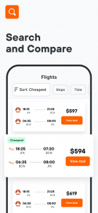 اسکرین شات 4 برنامه KAYAK: Flights, Hotels & Cars