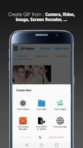 اسکرین شات برنامه GIF Maker  - GIF Editor 1