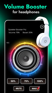 اسکرین شات برنامه Volume Booster for Headphones 2