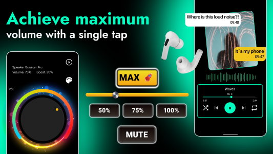 اسکرین شات برنامه Volume Booster for Headphones 1