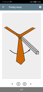 اسکرین شات 5 برنامه Encyclopedia of Tie Knots