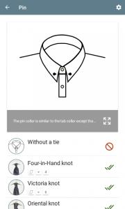 اسکرین شات برنامه Encyclopedia of Tie Knots 6