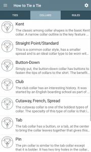 اسکرین شات 4 برنامه Encyclopedia of Tie Knots